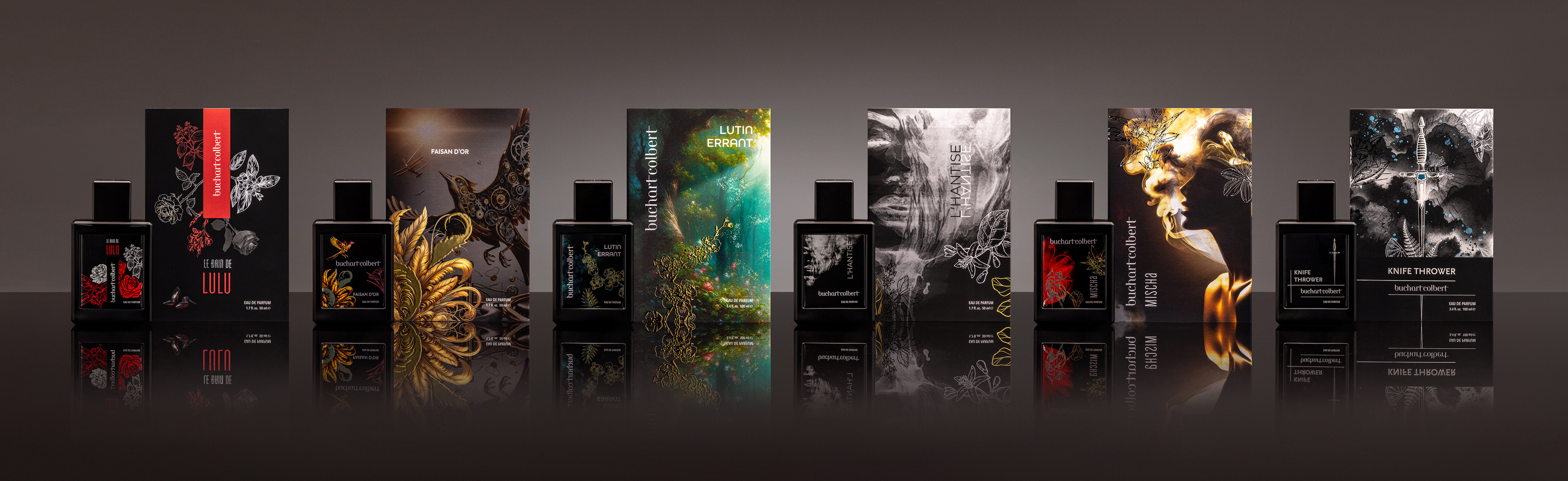 50 mL bottle and boxes layouts and production