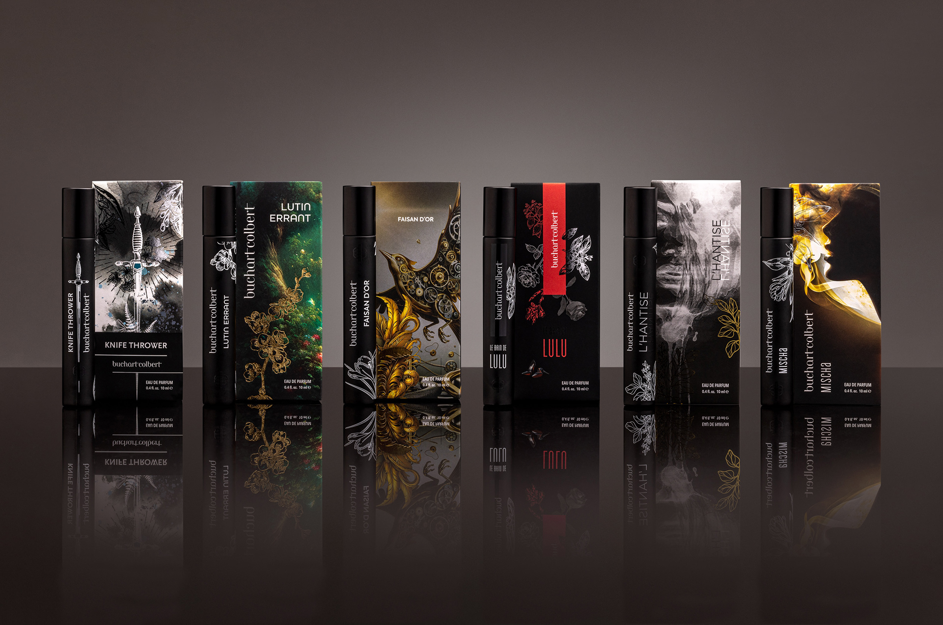 10 mL bottle and boxes layouts and production