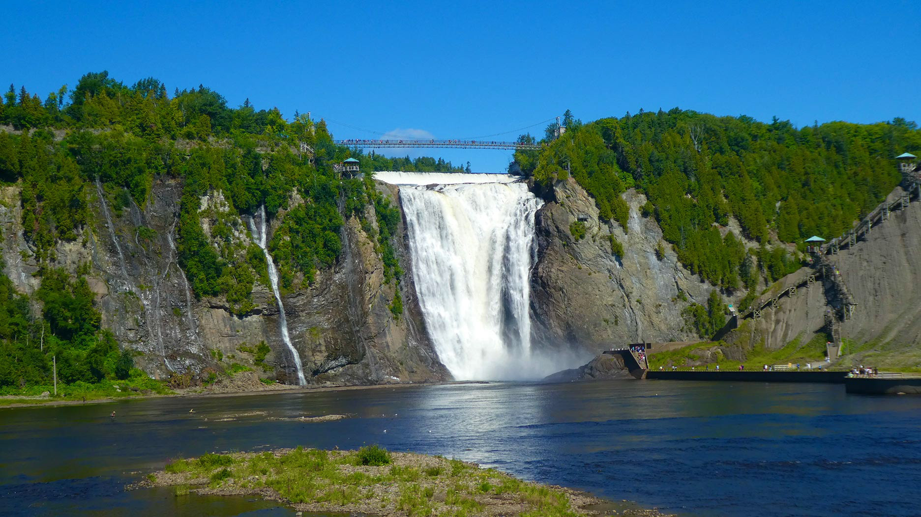 Les fameuses Chutes de Montmorency