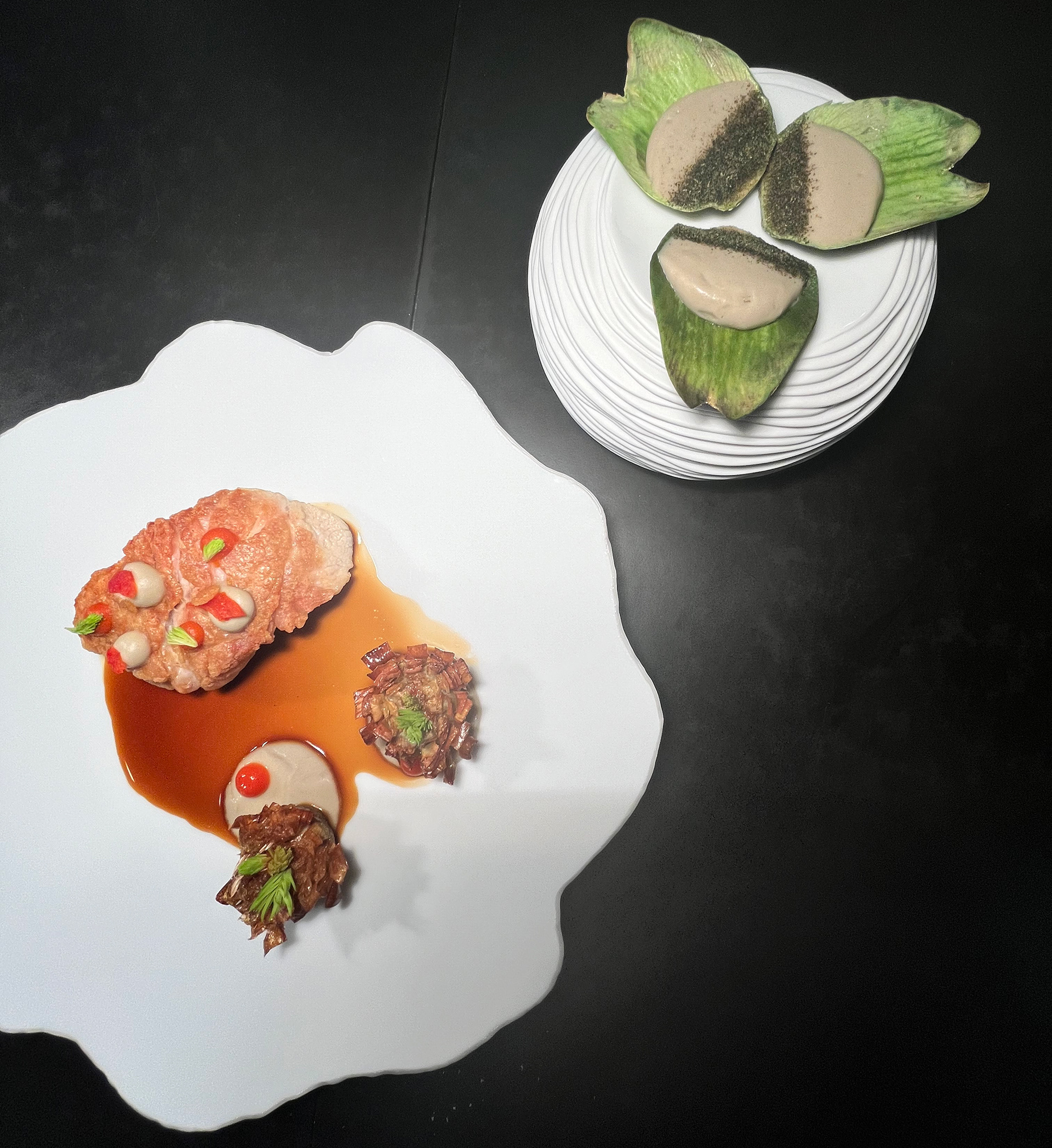 Ris de veau croustillant & déclinaisons d'artichaut