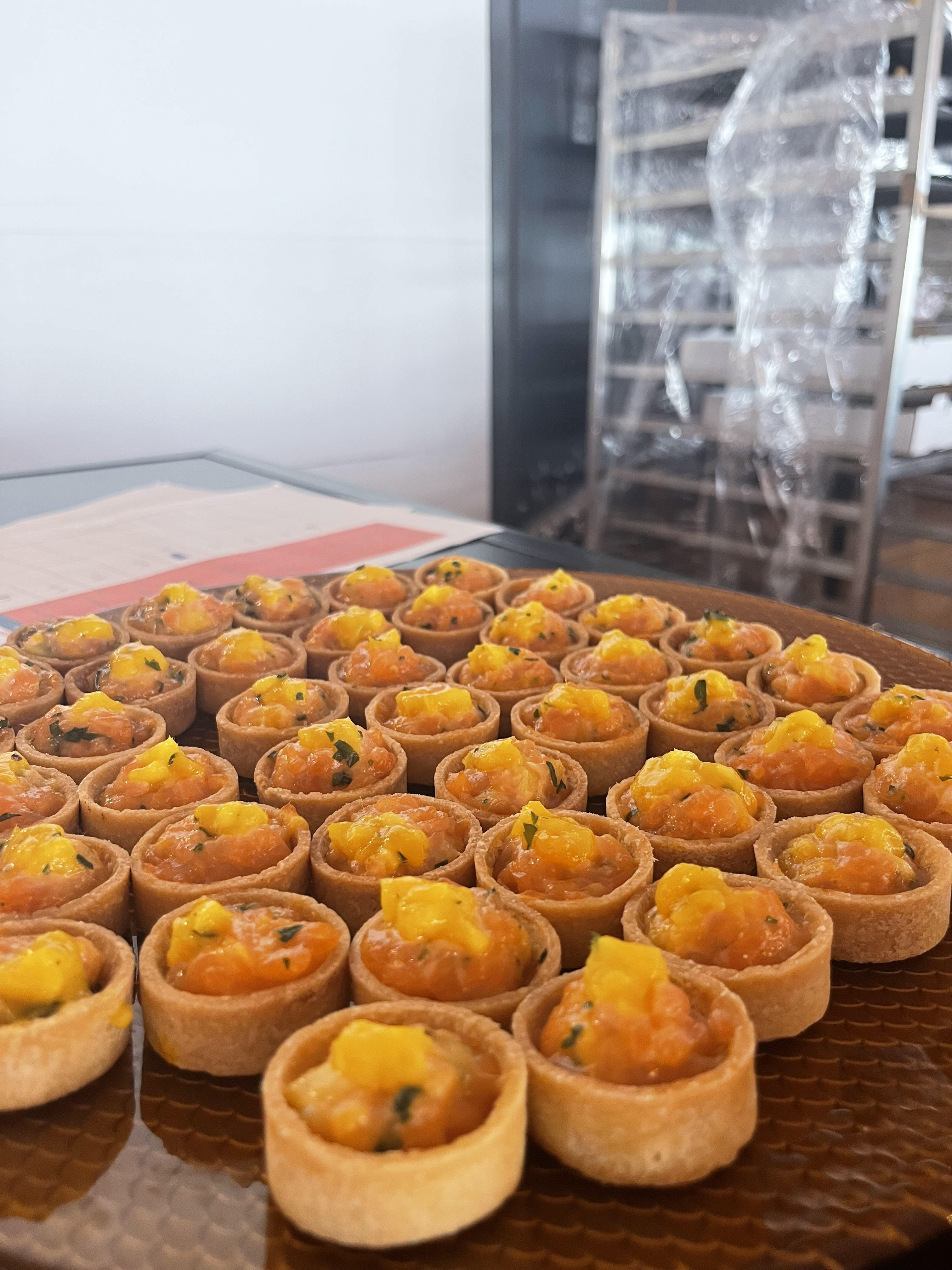 Les tartelettes saumon