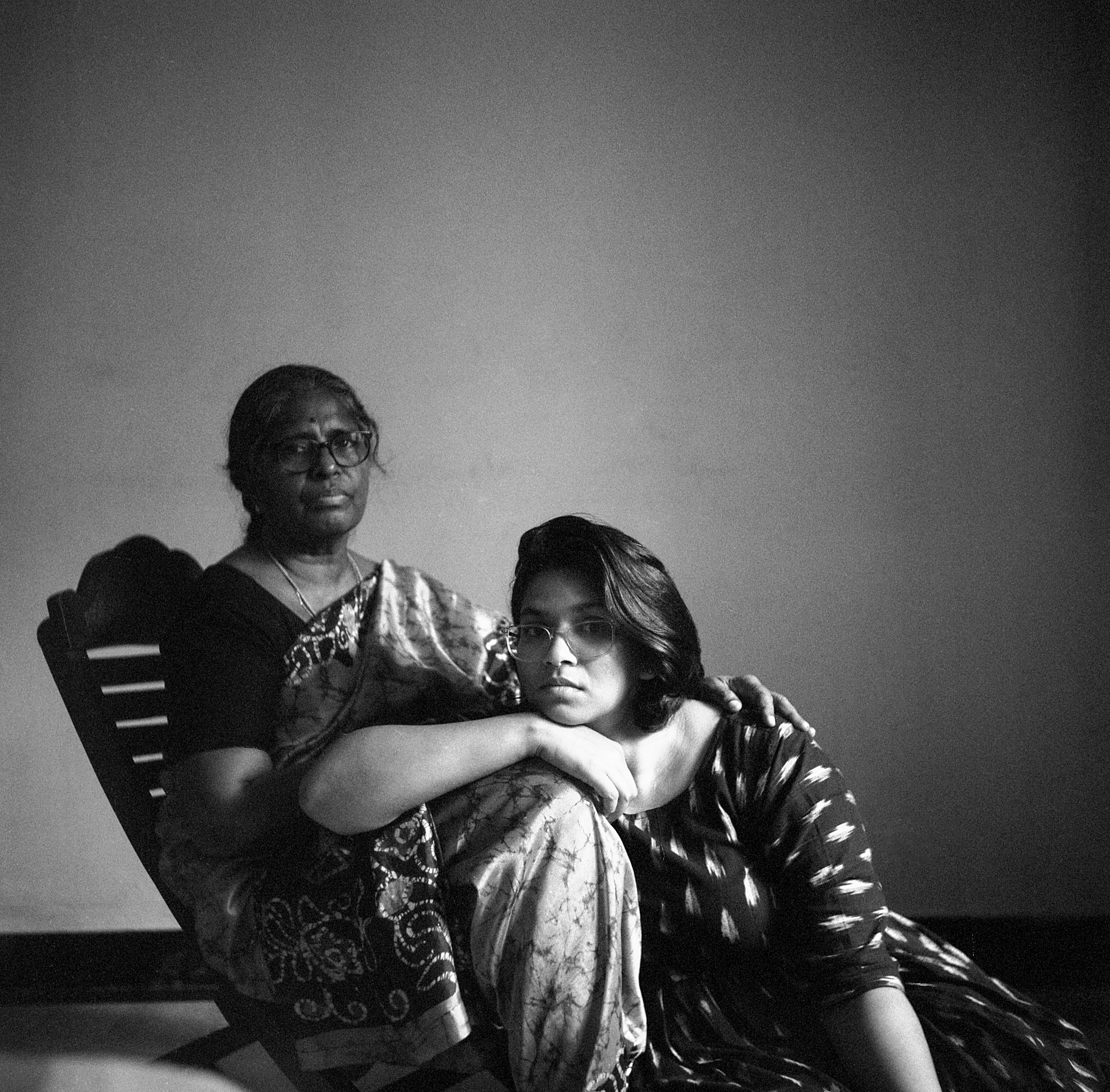 Amma & me, Home, shot on 120mm film