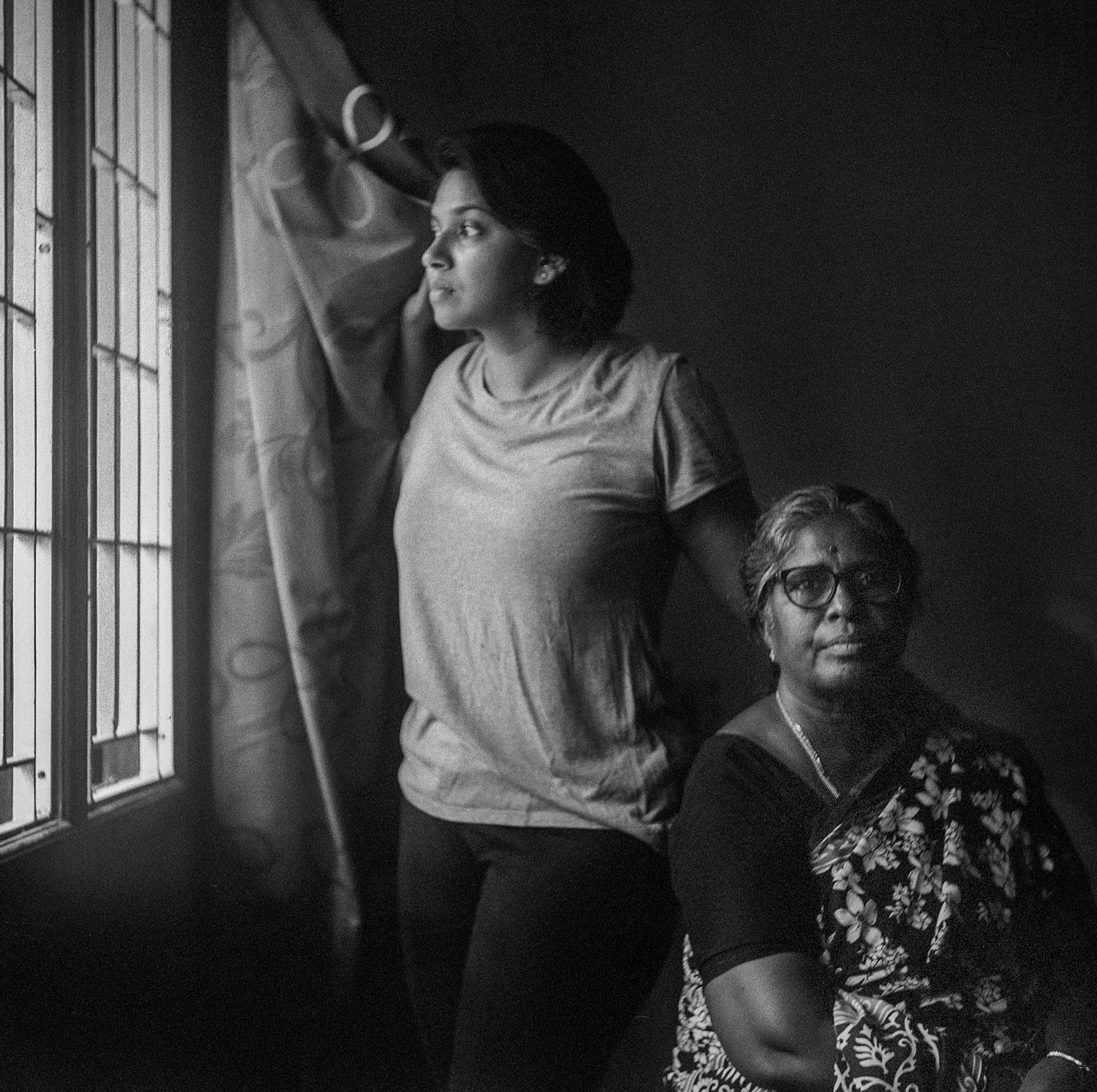 Amma & me, Home, shot on 120mm film