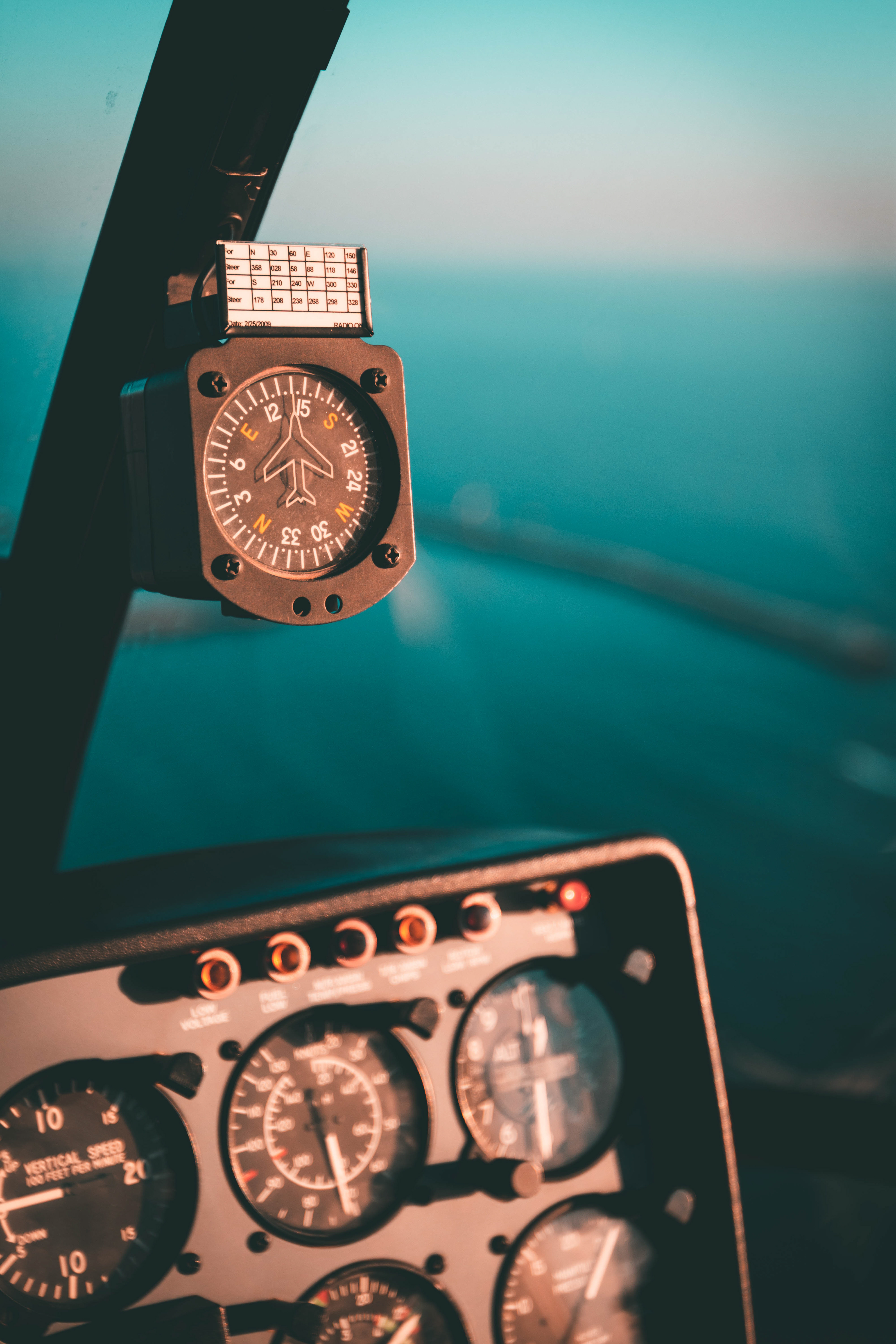 Schweizer 300 cockpit - Los Angeles, CA