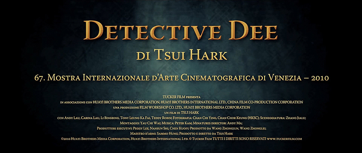 Playpics - Tucker Film - Detective Dee Italian Trailer Titles