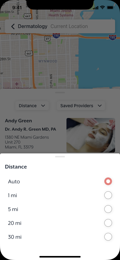 Filter by Distance