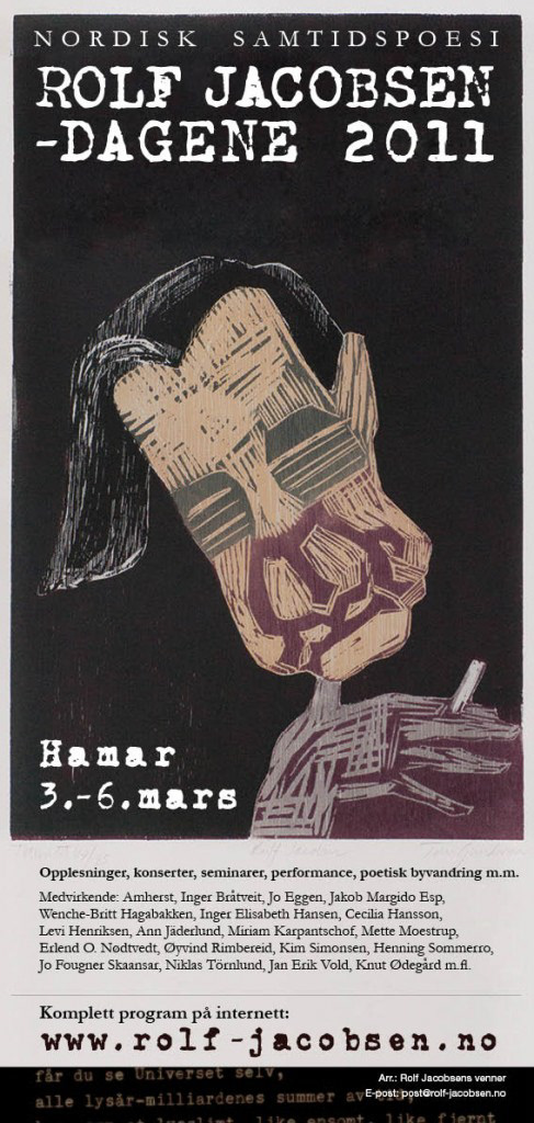 Plakat til poesifestival