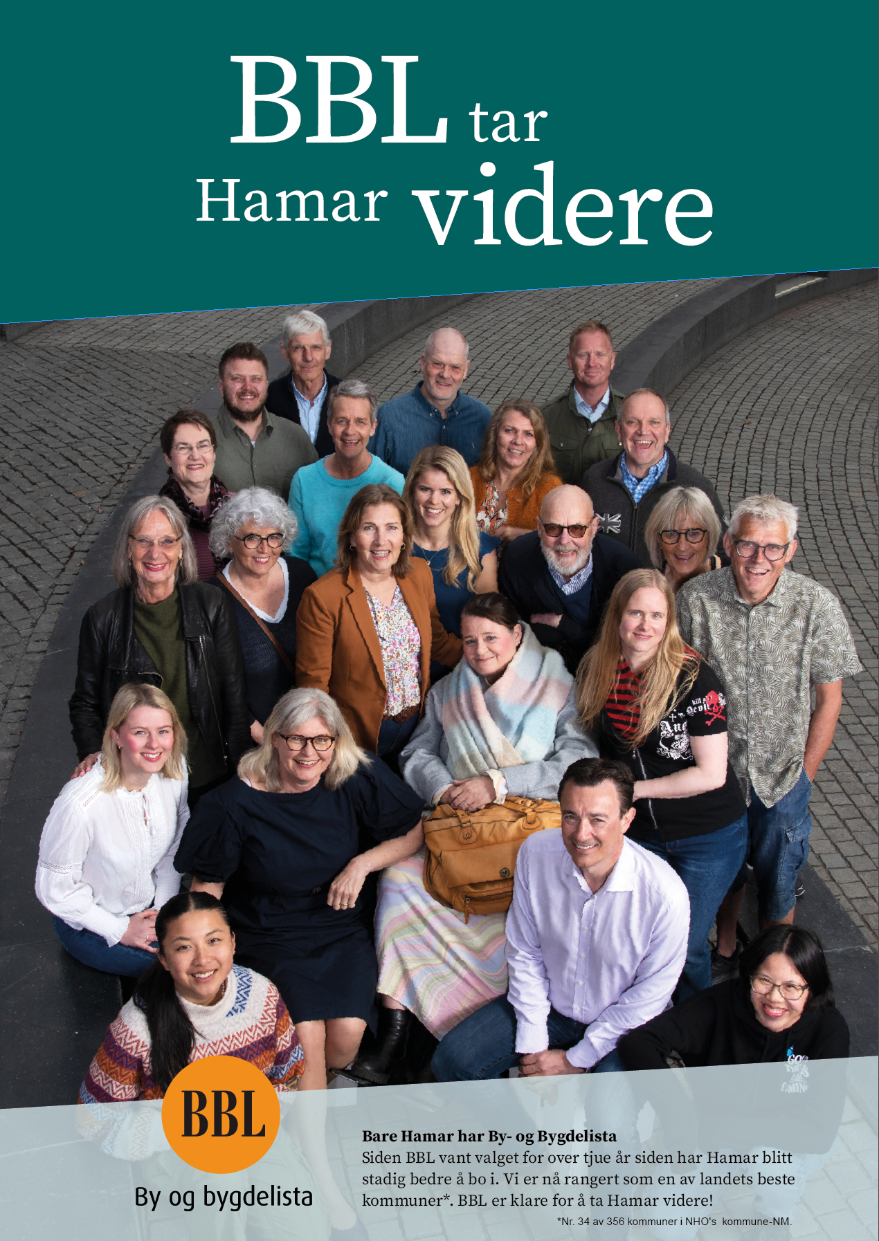 Politisk brosjyre for valget 2023