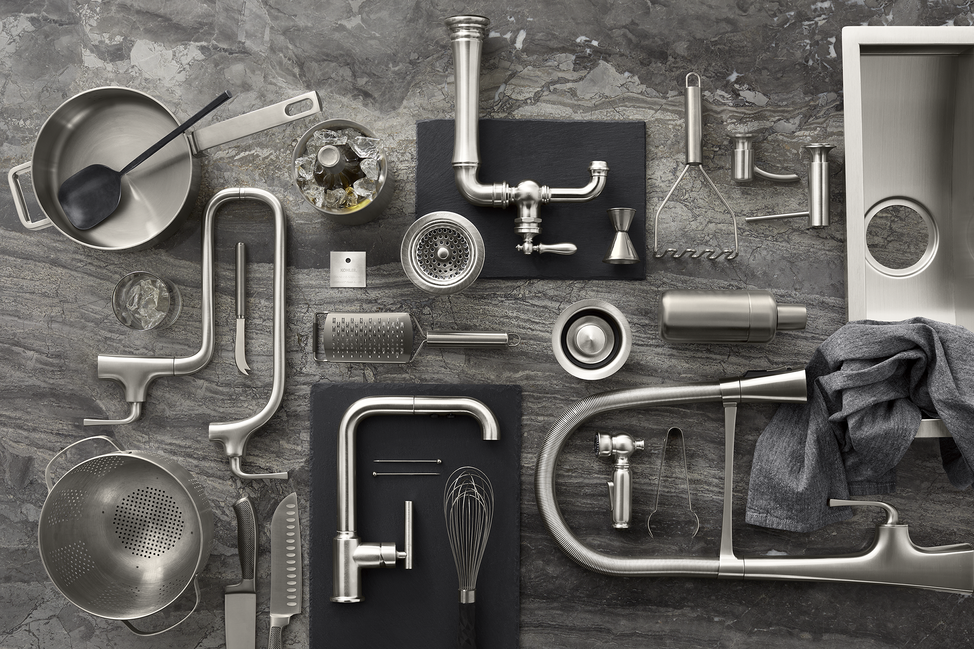 "Savor the raw vitality of Vibrant Stainless Steel"