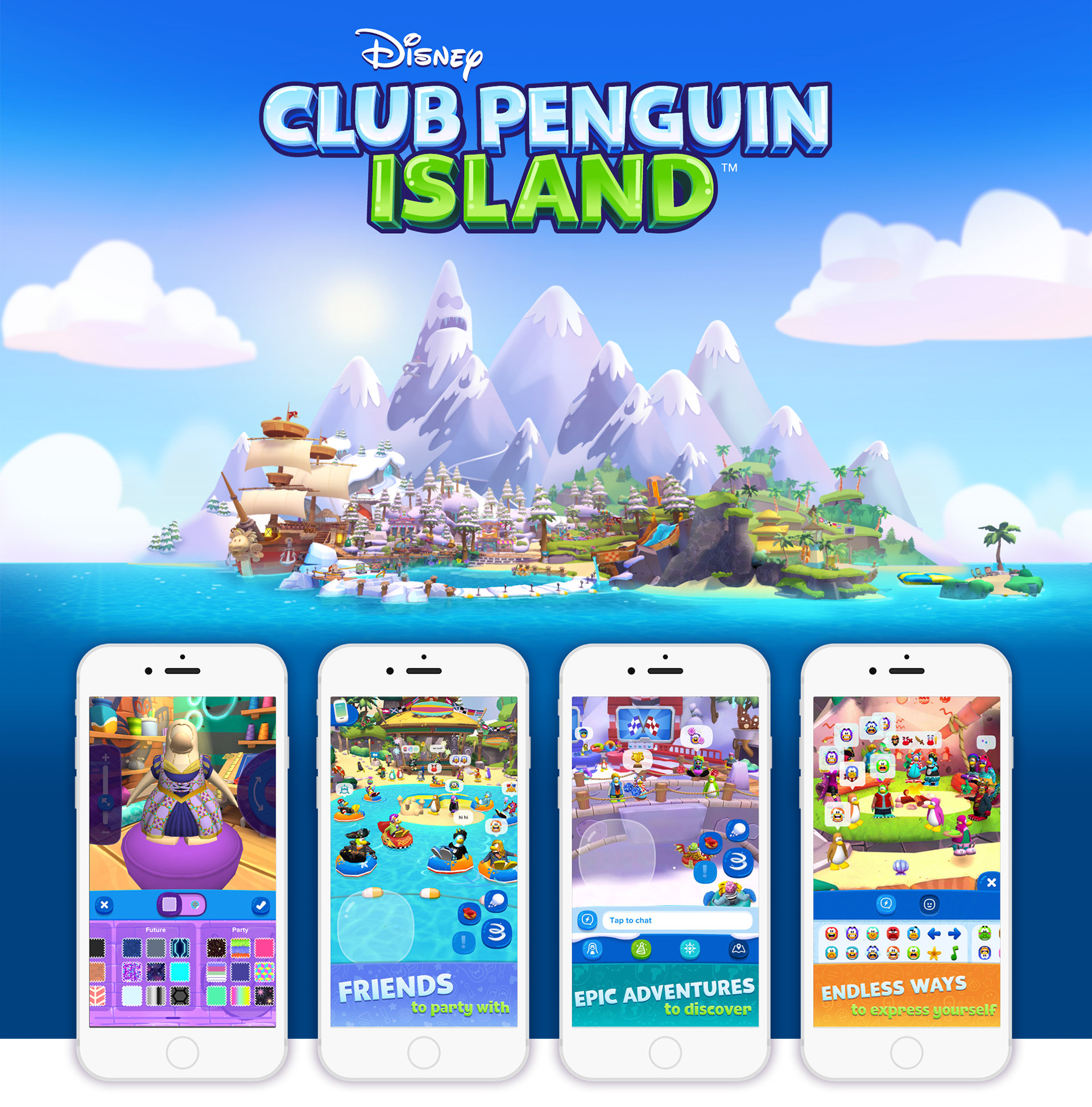 Download and join Club Penguin Island for PC, Mac, Mobile