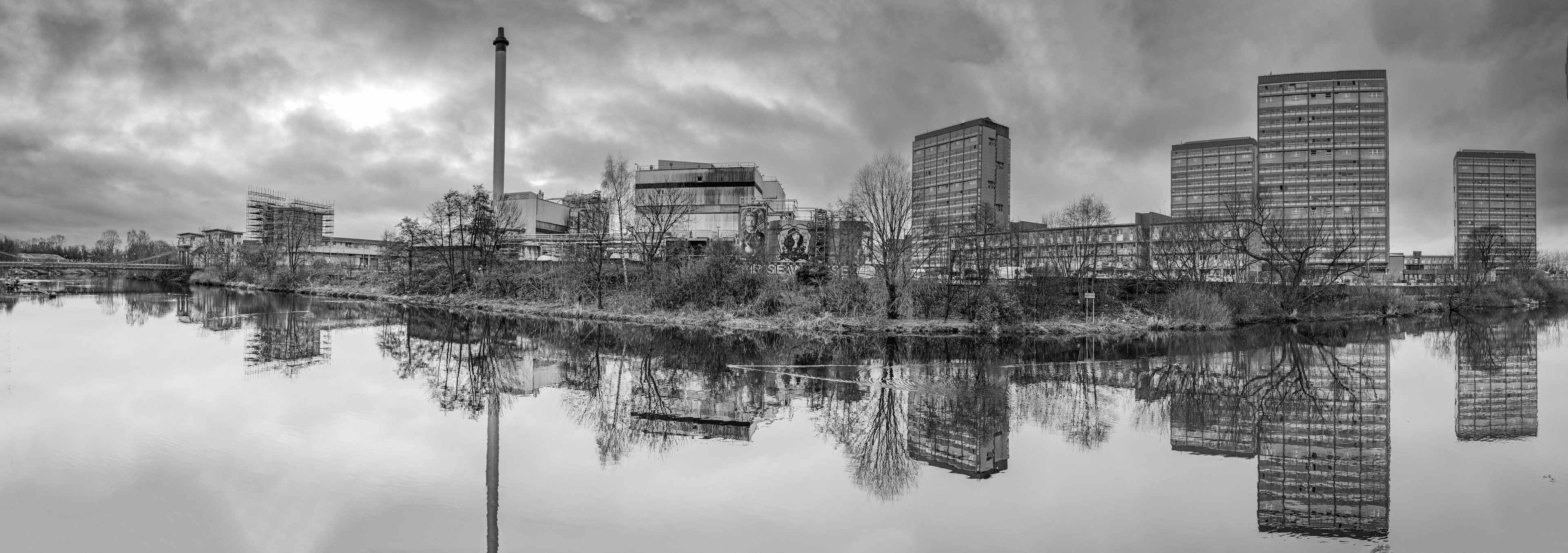 Gorbals from Glasgow Green