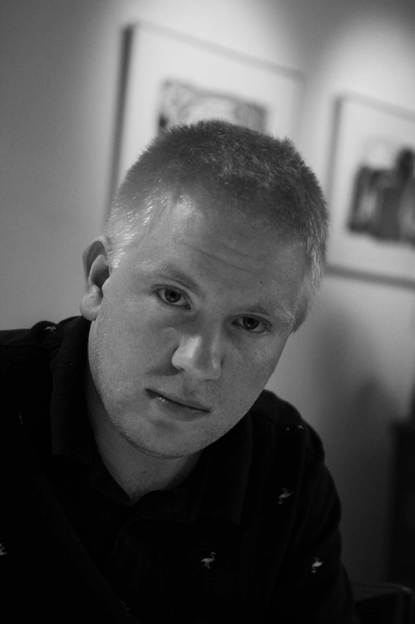 Portret foto van de aftermath van de knipbeurt