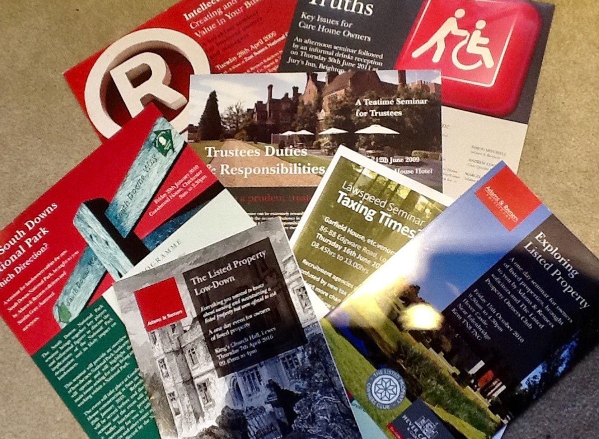 Designing & Writing - Promotional Assets for Print & Online