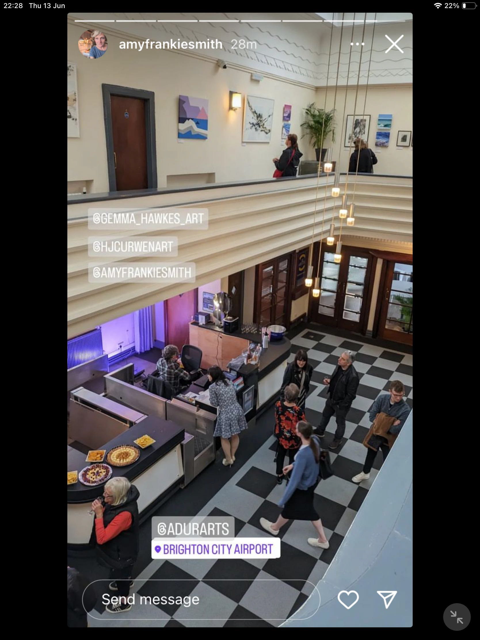 Adur Art Collective Rolling Exhibitions - Brighton City Airport 2025