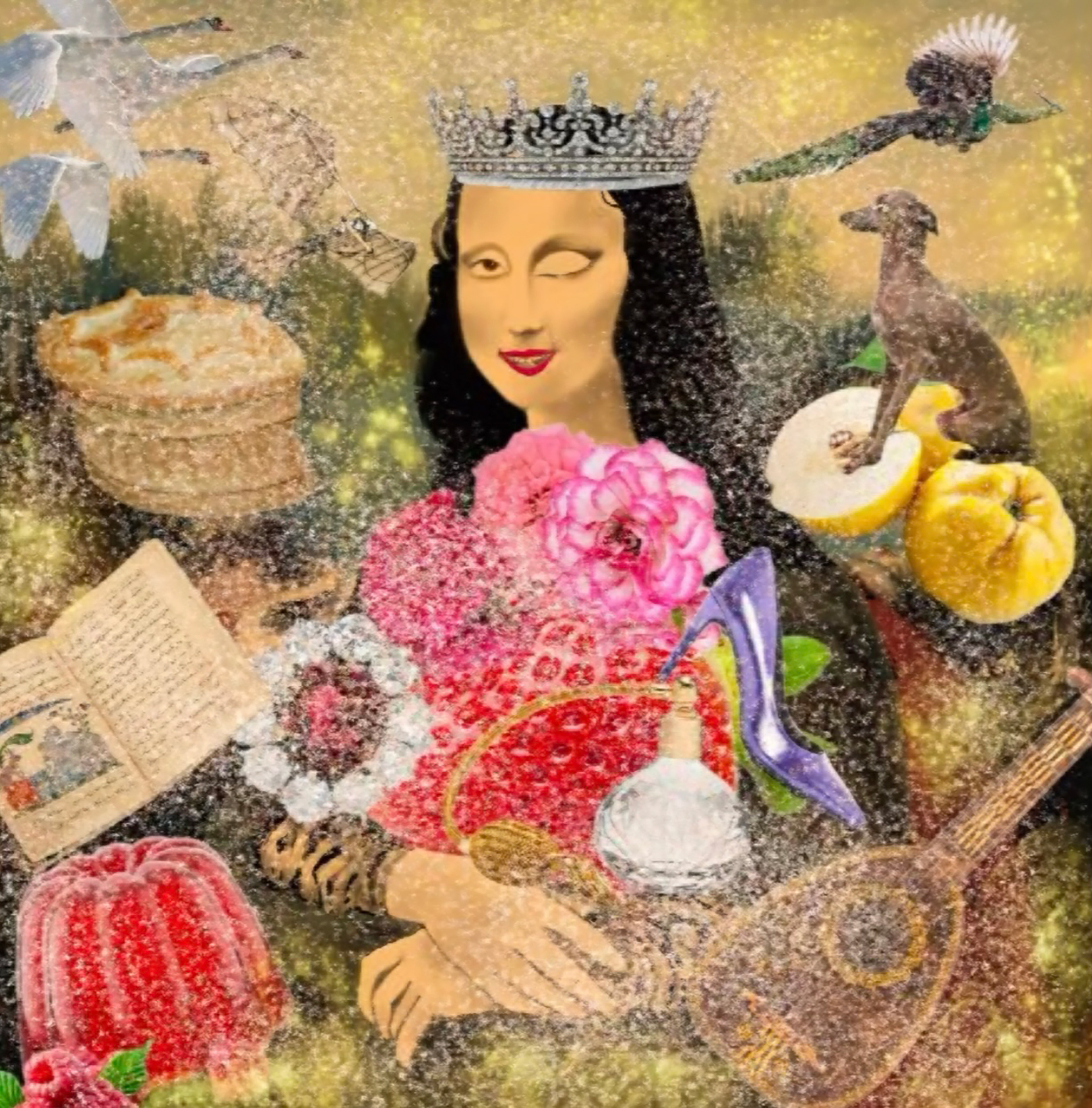 Mona - Digital Collage with Illustration - Lois Pawson 2024