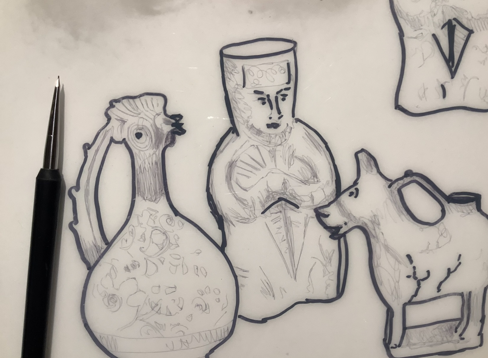 Drypoint process - Lois Pawson 2022