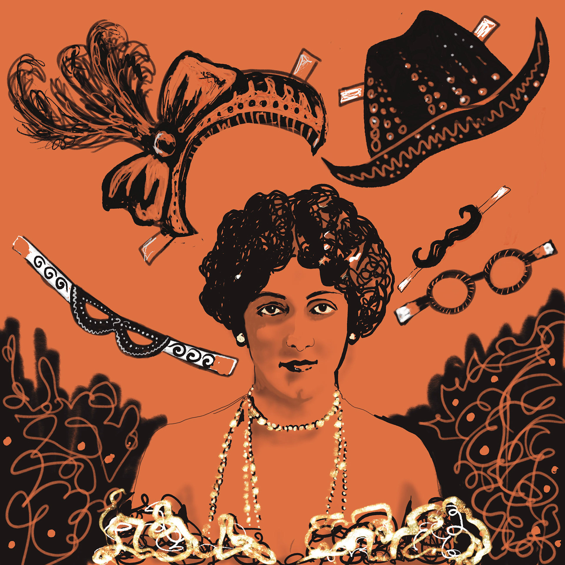 Lina - Digital Illustration - Lois Pawson - 2024