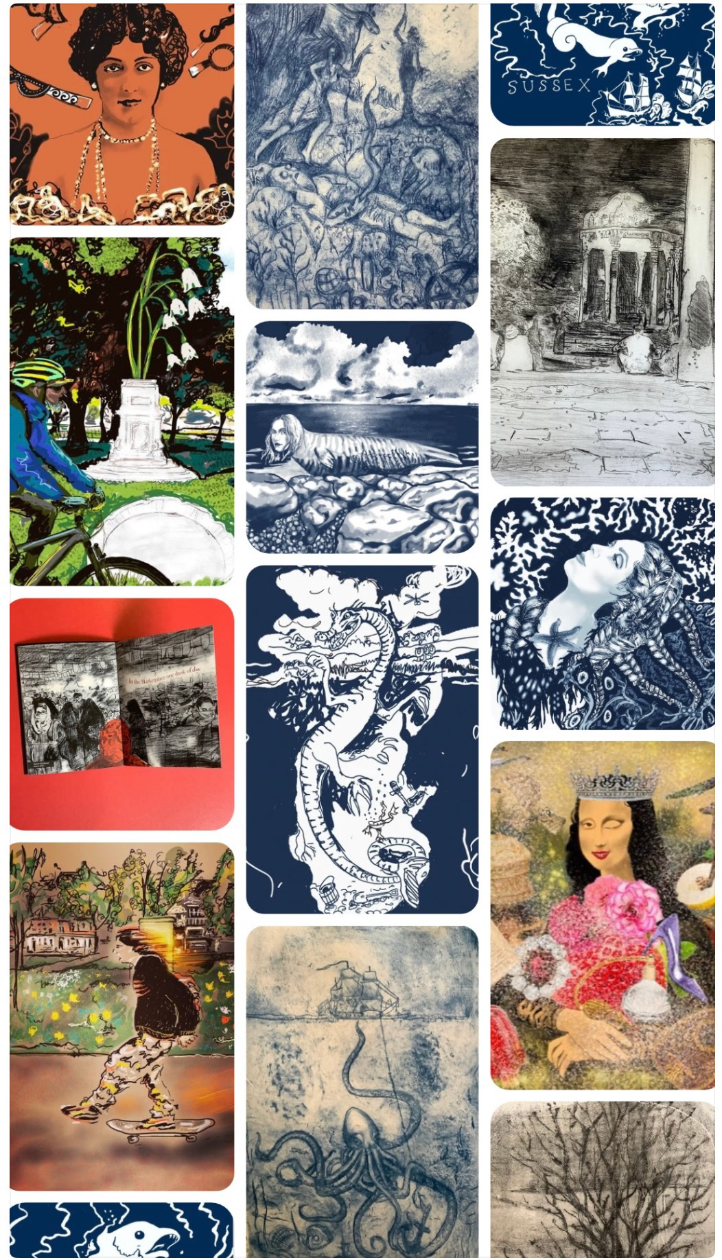 Artwork Montage, Lois Pawson