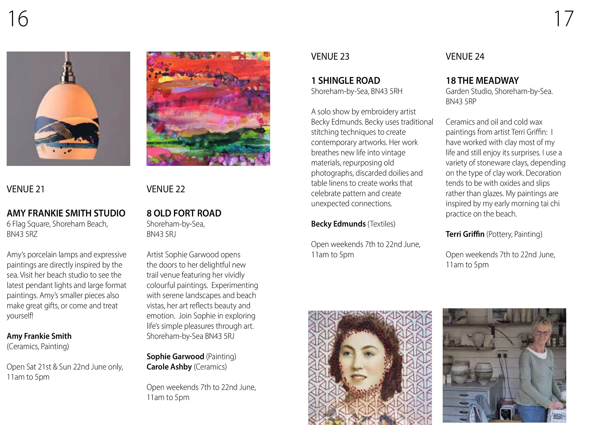 Brochure Layouts & Listings Coordination - Adur Art Trail 2025