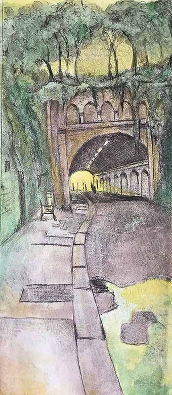 Tunnel Road After Rain, Lois Pawson 2023