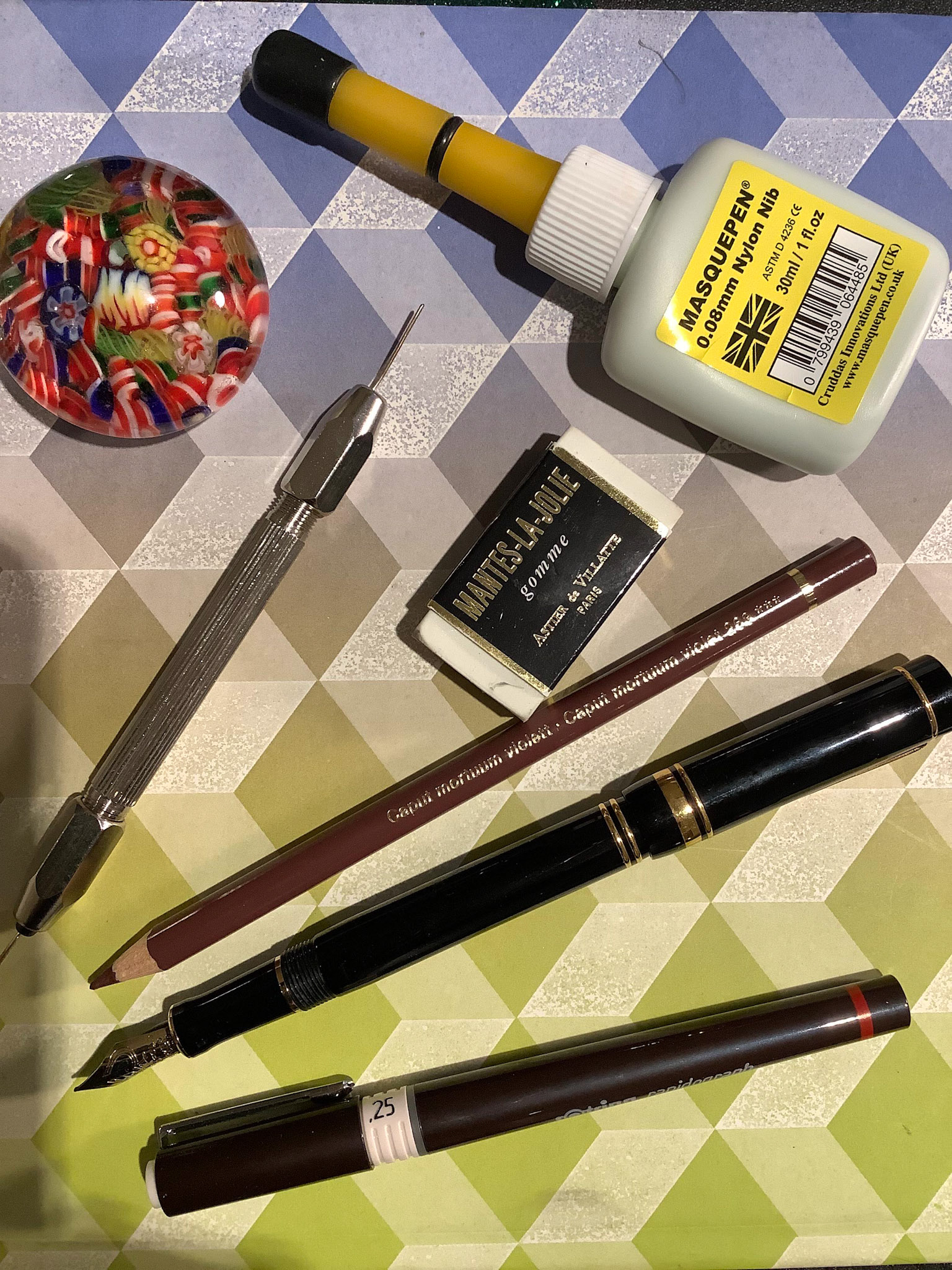 Traditional & Ancient Drawing Methods - metalpoint, ink, caput mortum