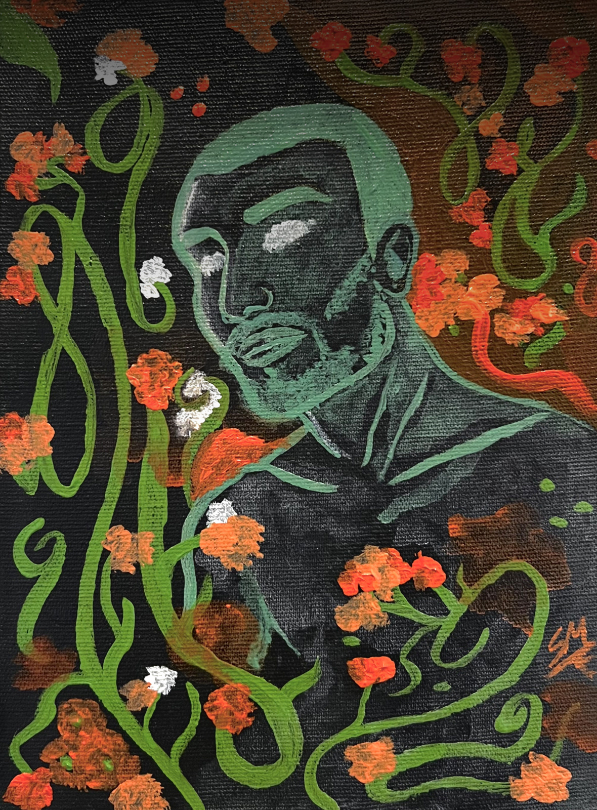 "Bae in flowers"