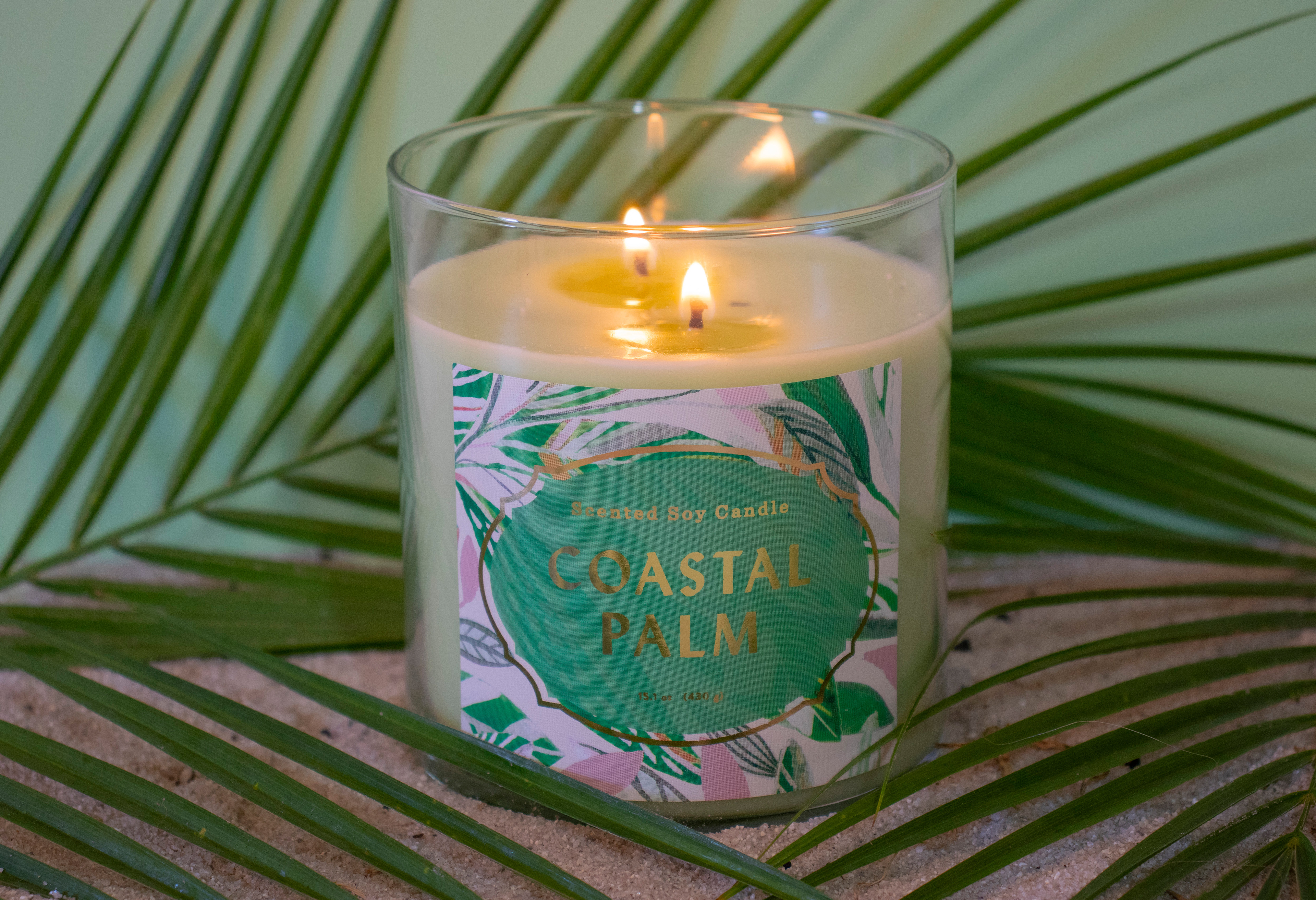 Coastal Palm Candle