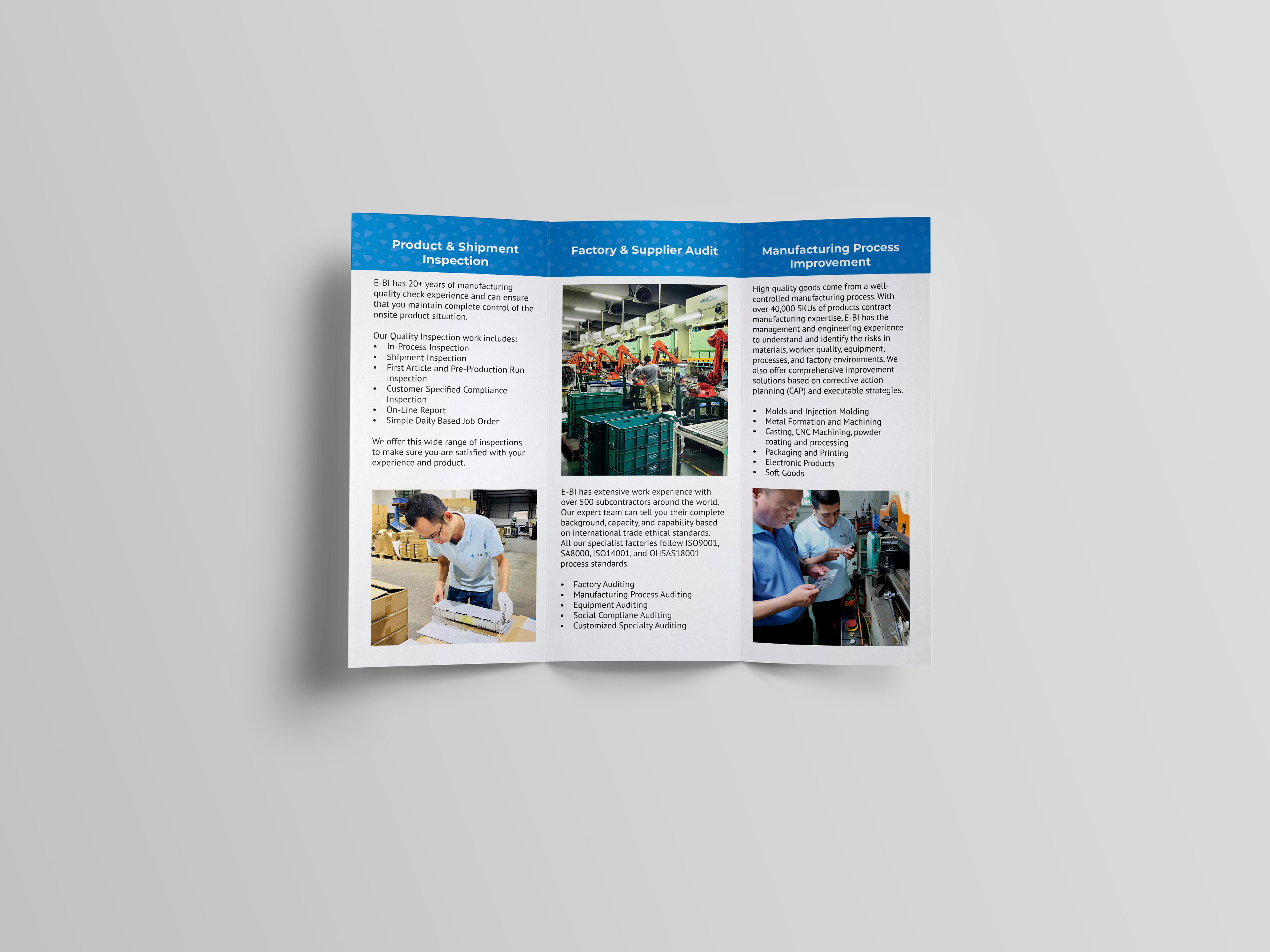 Quality Assurance Brochure - Inside
