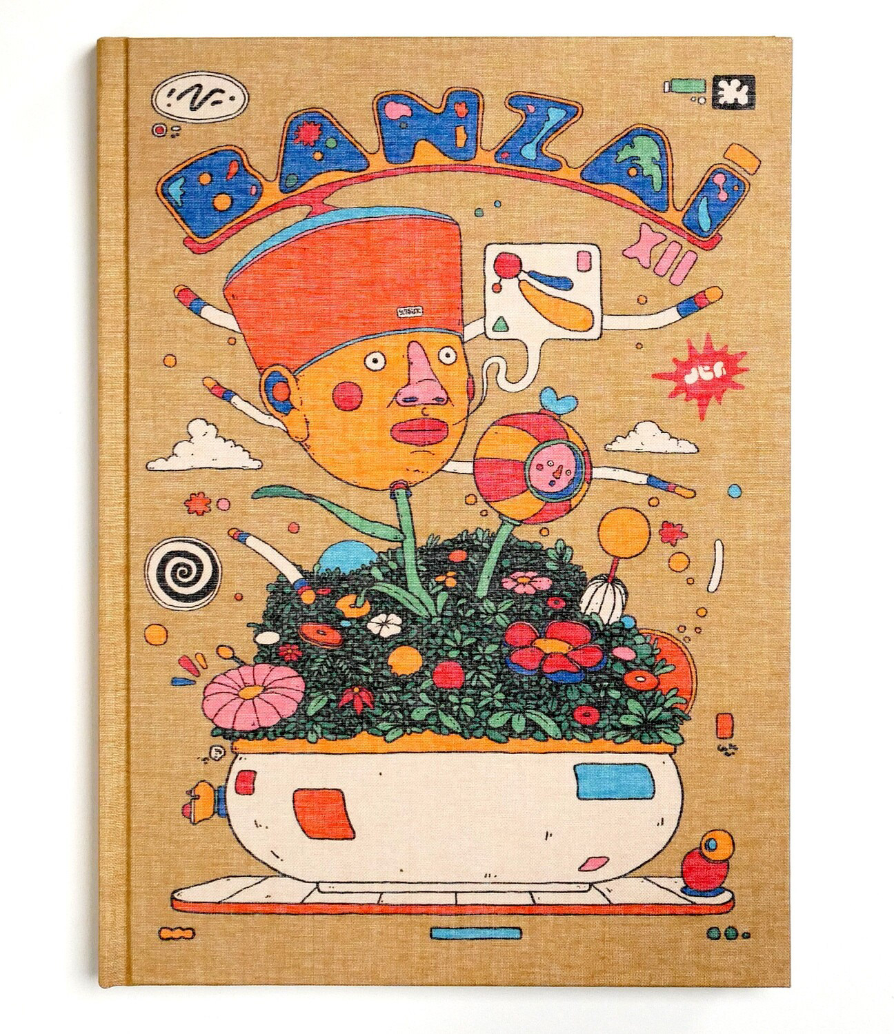Published illustrations in Banzai XII book, front