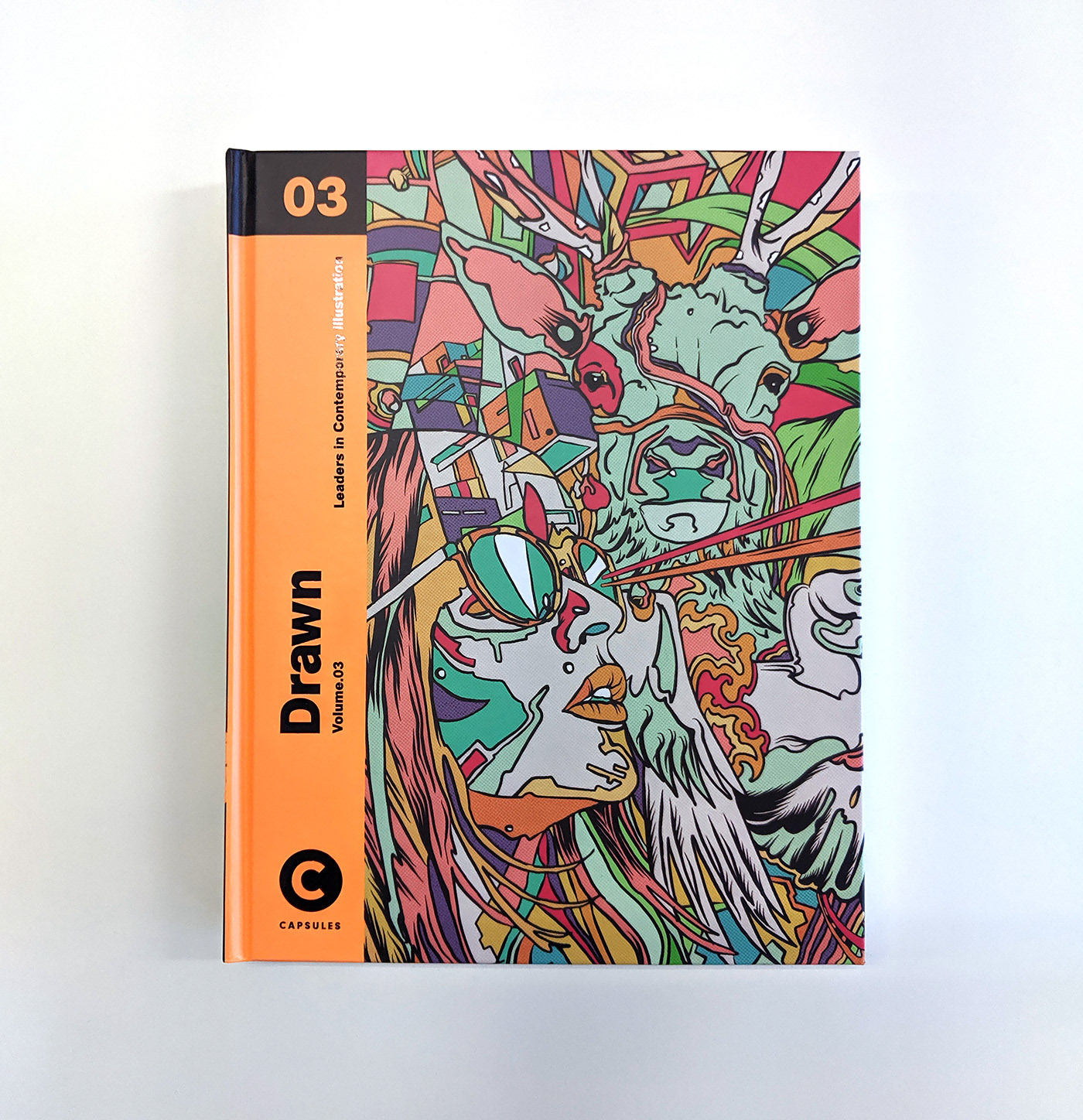 Capsules Book, Drawn Vol.3. Cover and 2 Page Spread