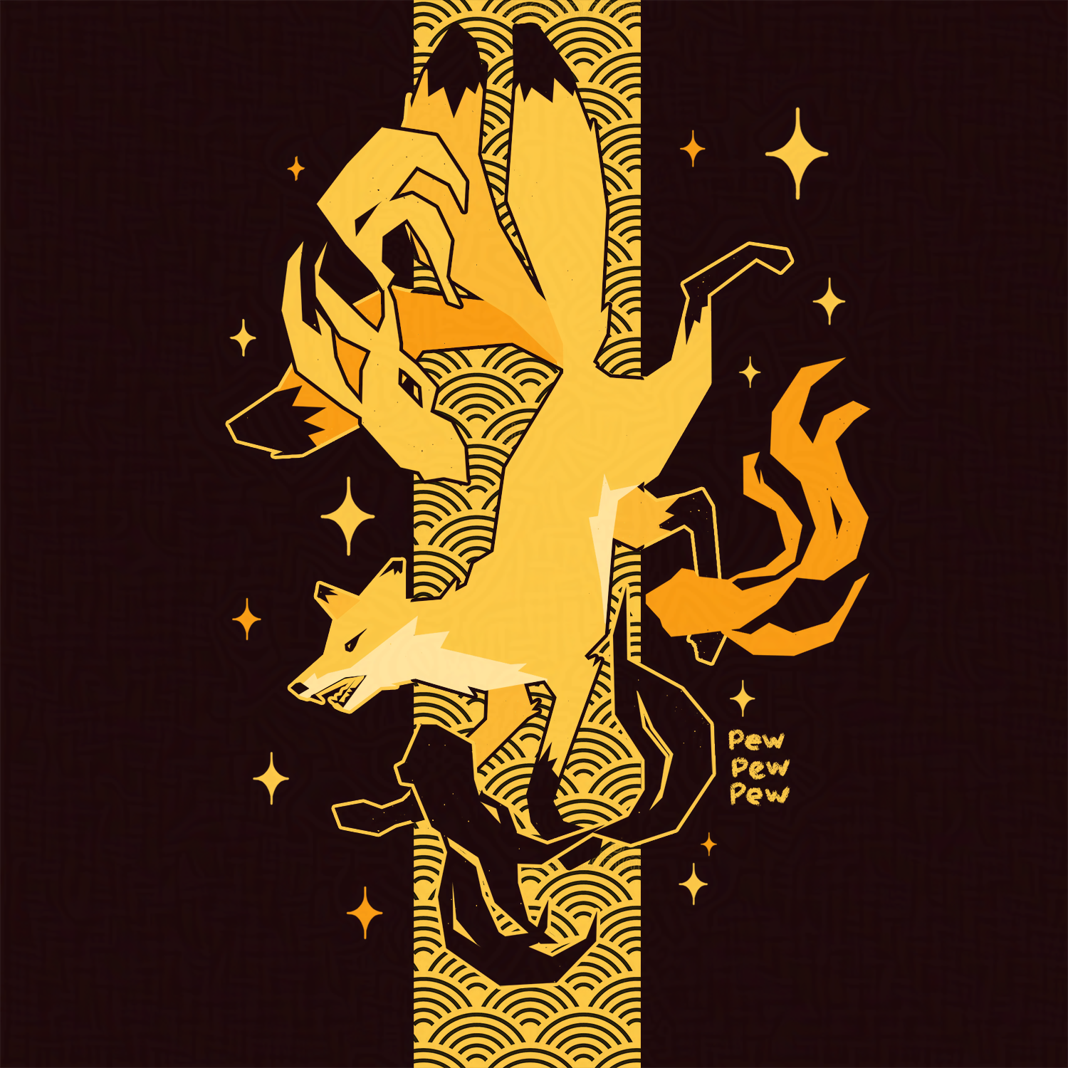 Fox and Koi Fish