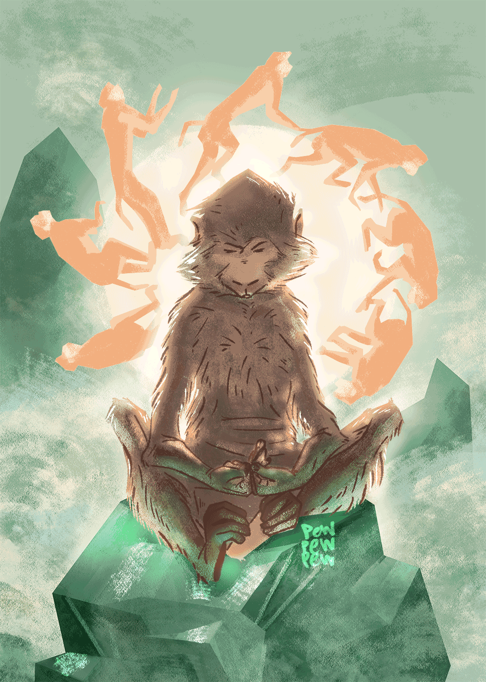 Monkey King in the Jade Mountains