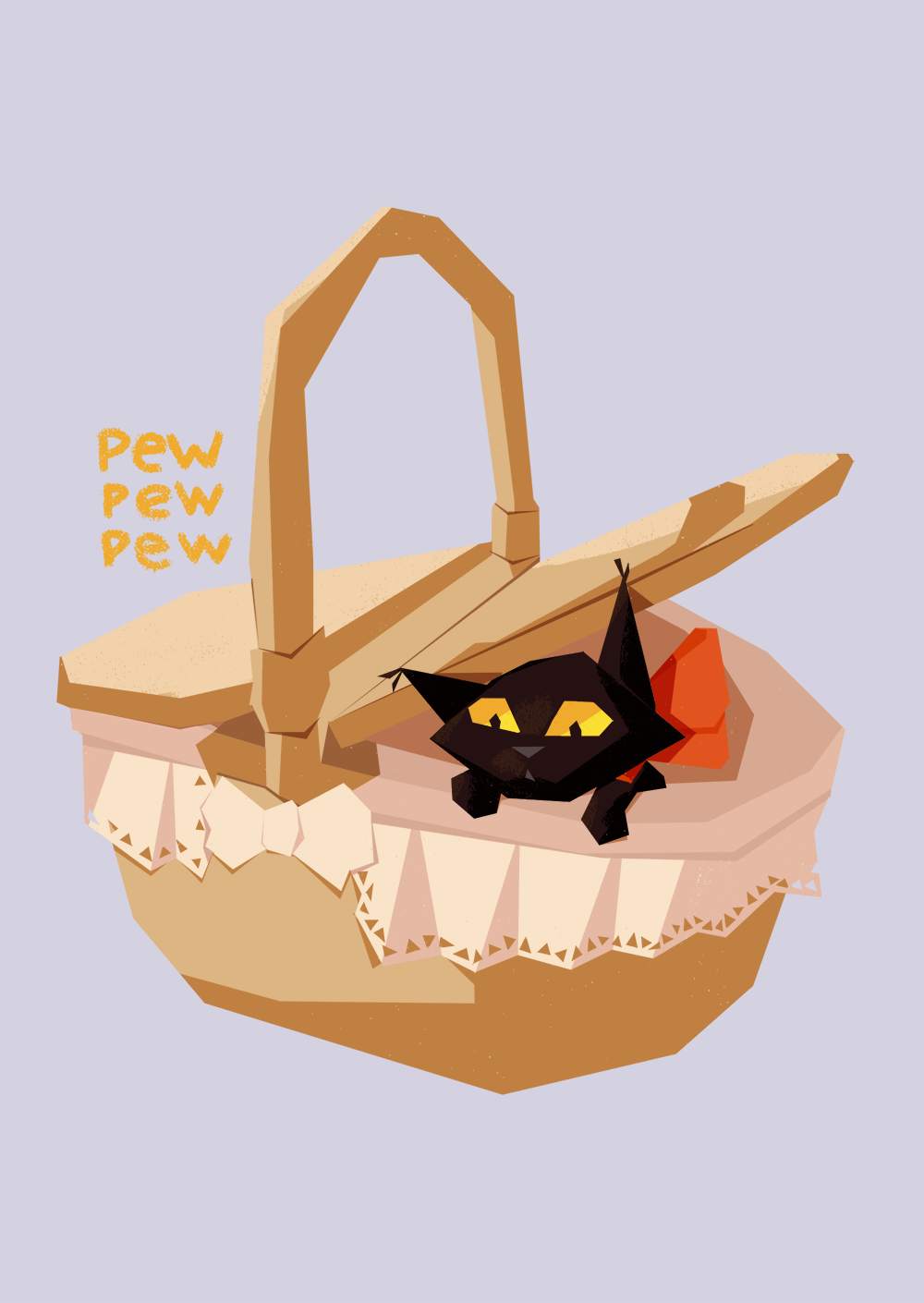 Picnic Surprise Postcard