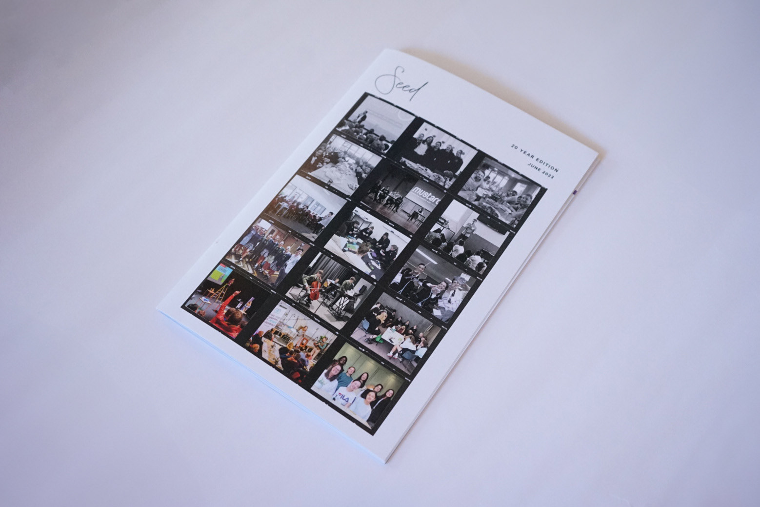 re-design of the annual magazine
