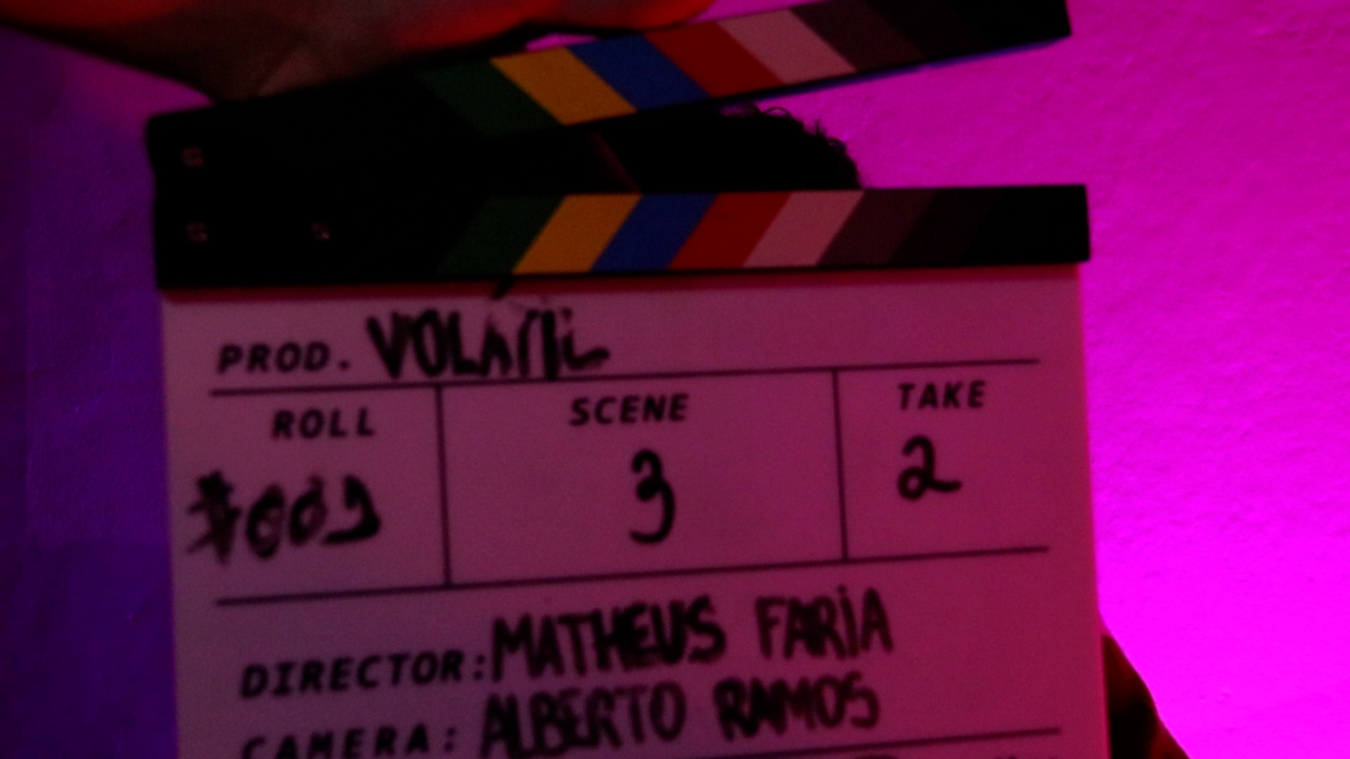 Diretor e Roteirista do curta - VOLÁTIL