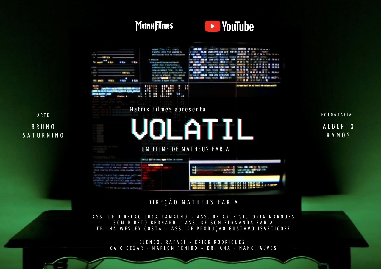Diretor e Roteirista do curta - VOLÁTIL