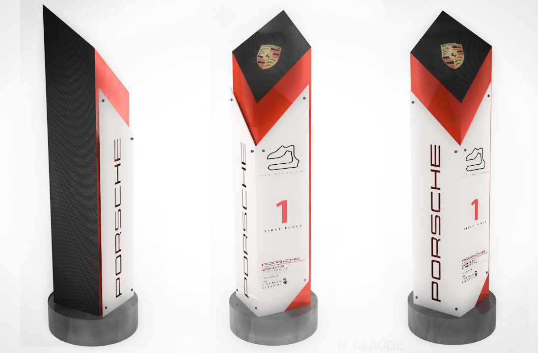 Porsche Carrera Cup North America Trophy Concept Design