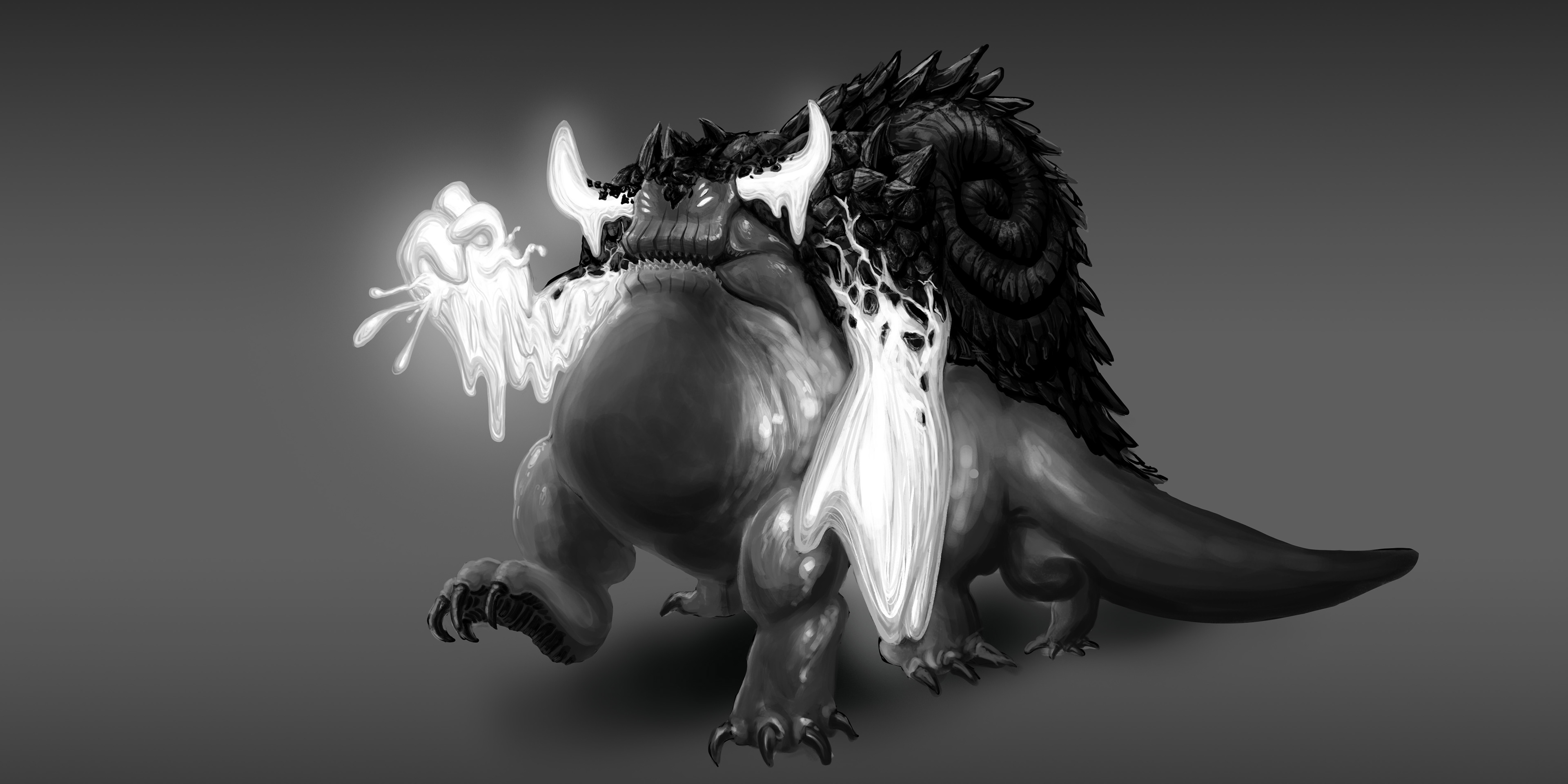 Infernal Mawfiend creature from "Chronicles of E" project