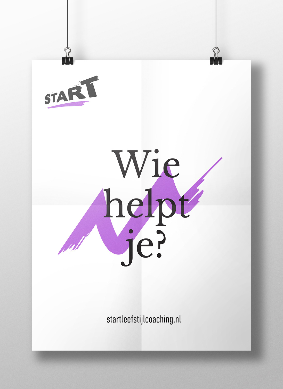 Concept poster Wie helpt je?