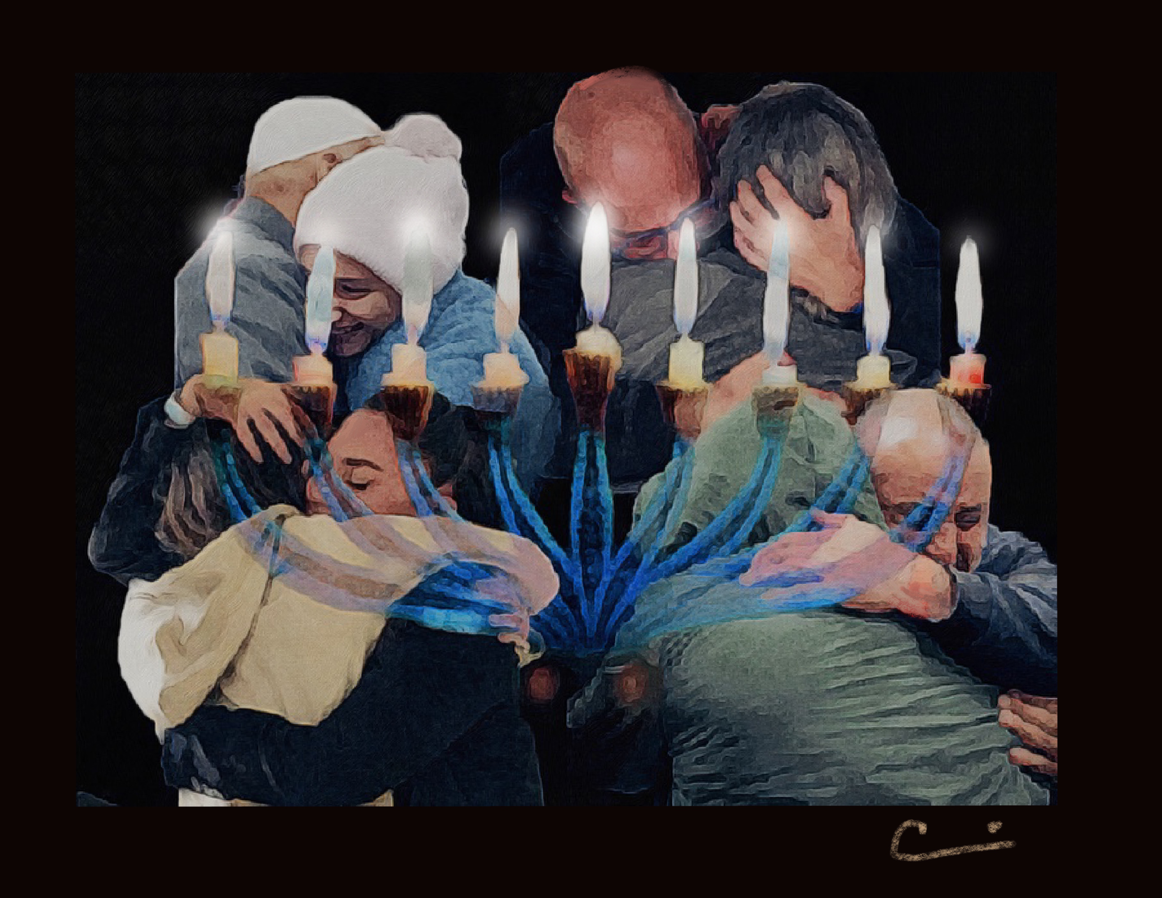 Returning Hostages in the Chanukah Lights