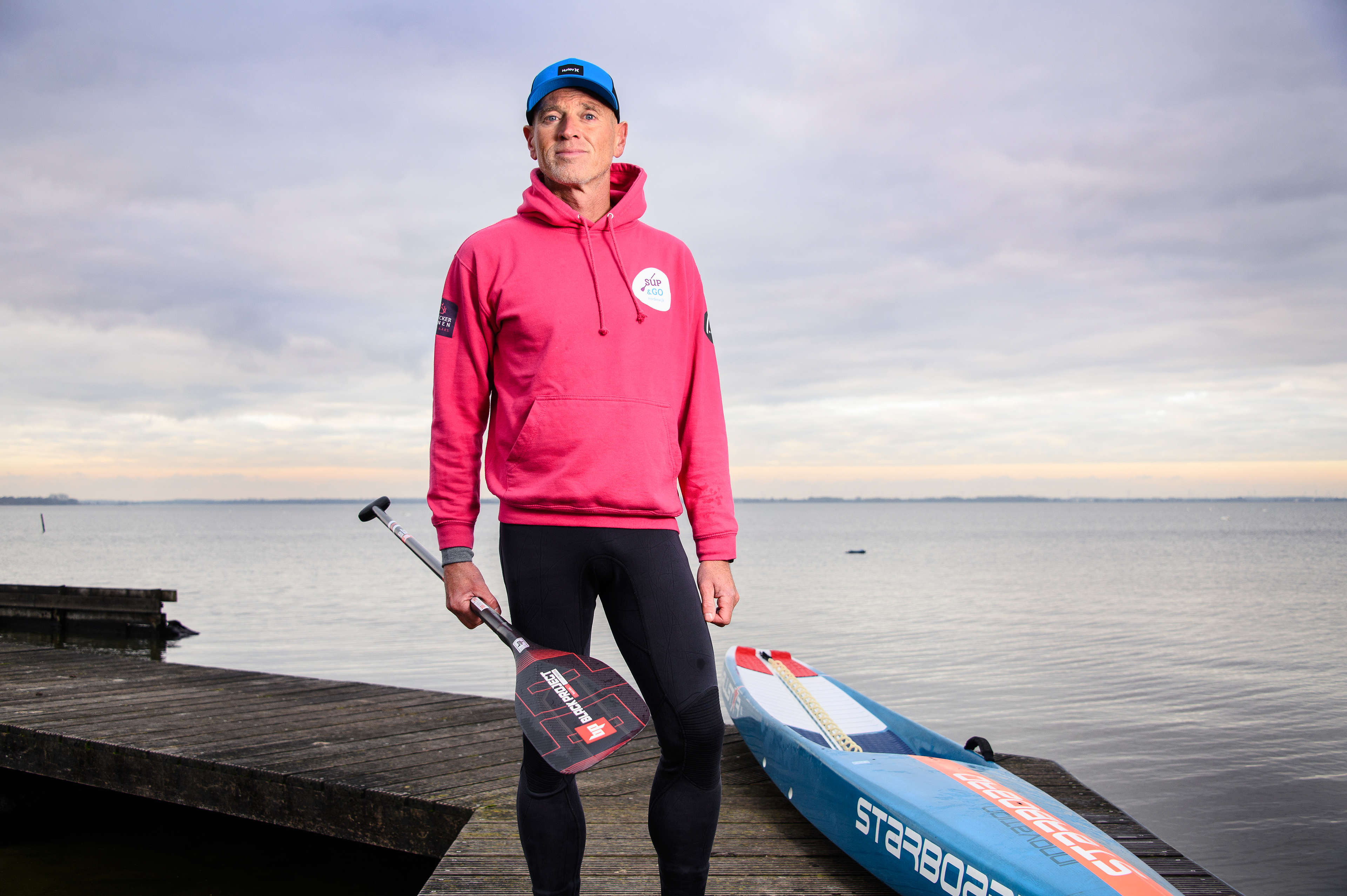 sup en go in harderwijk op de steiger. strobist fotografie voor zakelijk gebruik