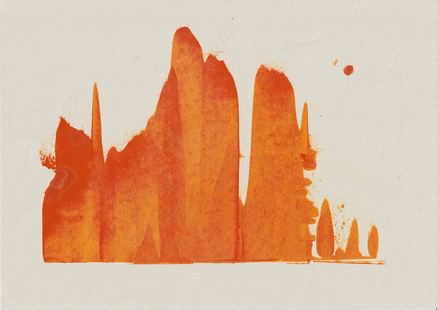 Forest park // 2021, monotype