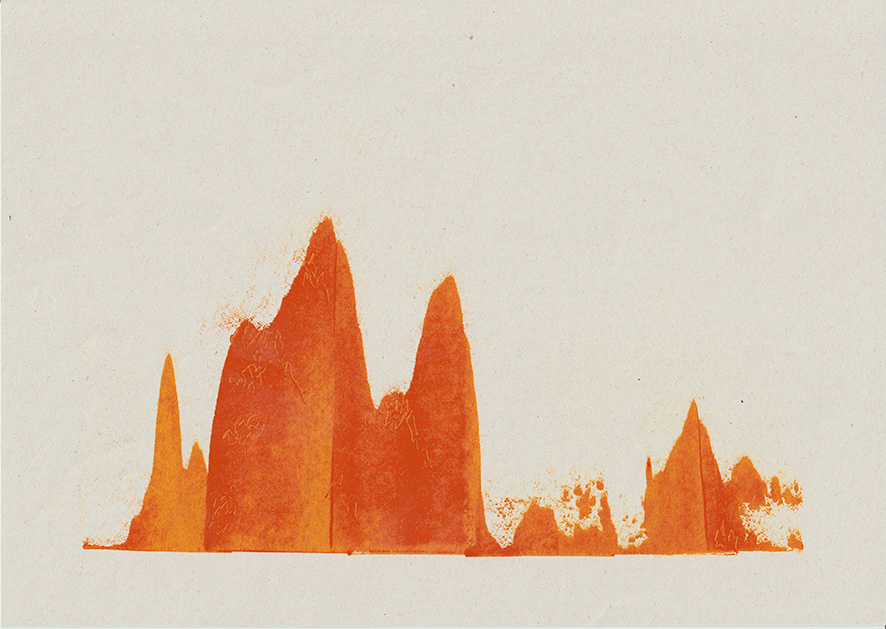 Forest park // 2021, monotype