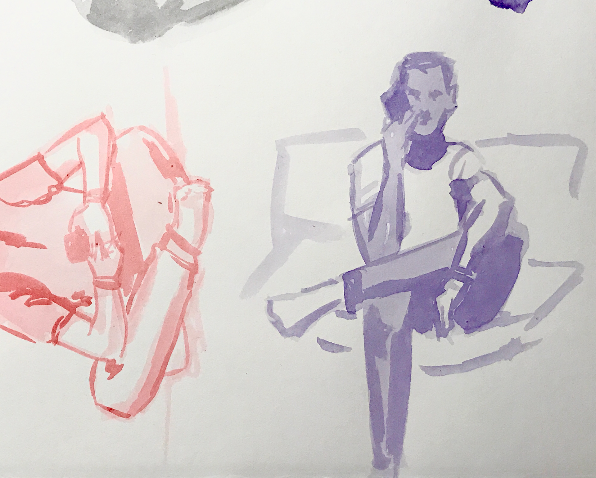 watercolor studies - 5 minutes