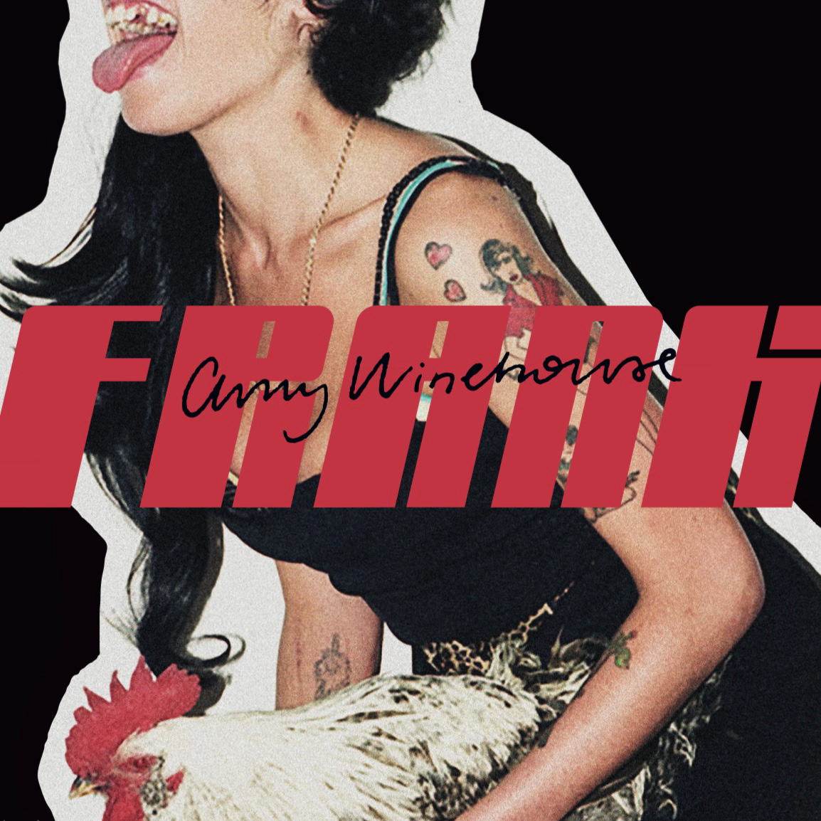 Amy Winehouse - Frank album, LP cover design, FRONT