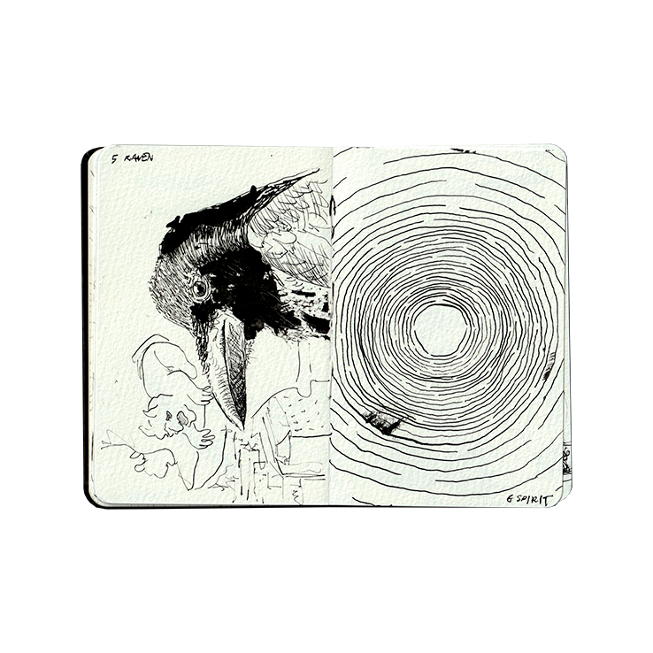 Inktober // 2021, ink on paper