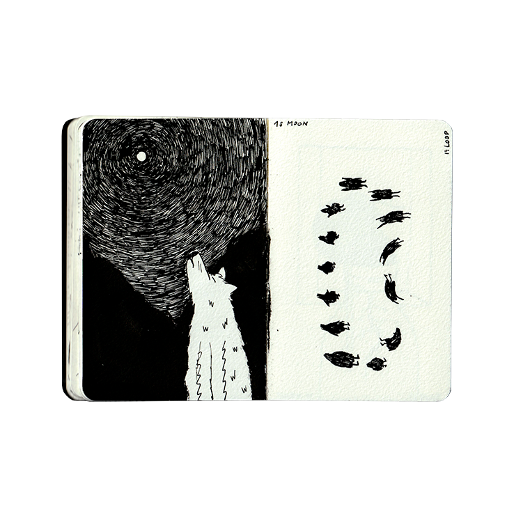 Inktober // 2021, ink on paper