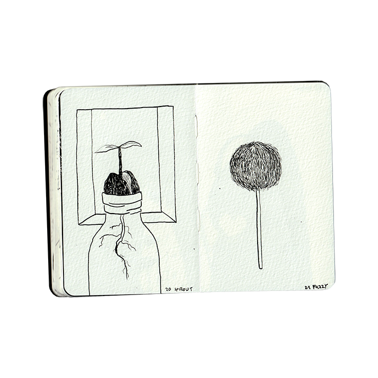 Inktober // 2021, ink on paper