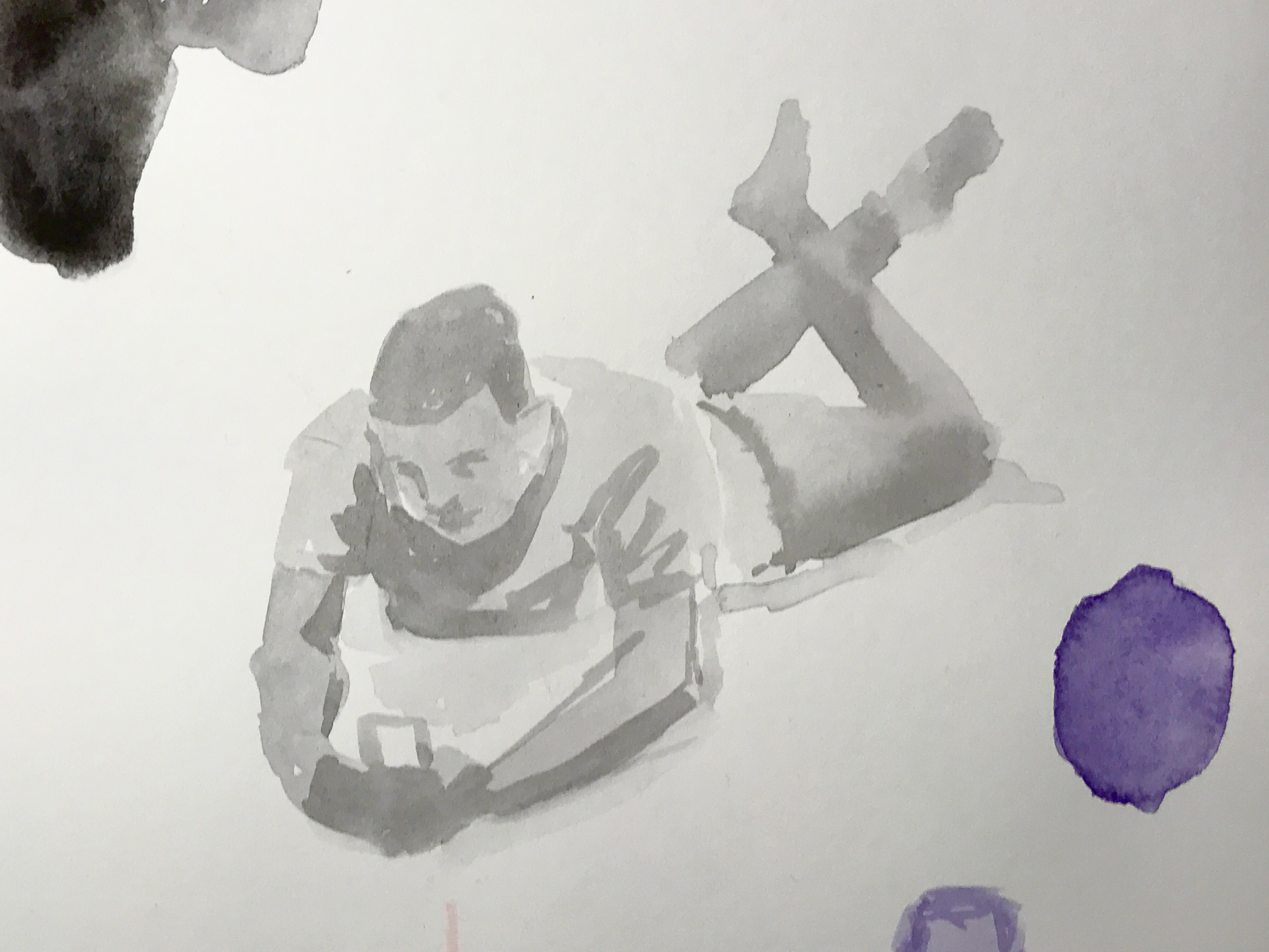 watercolor studies - 5 minutes
