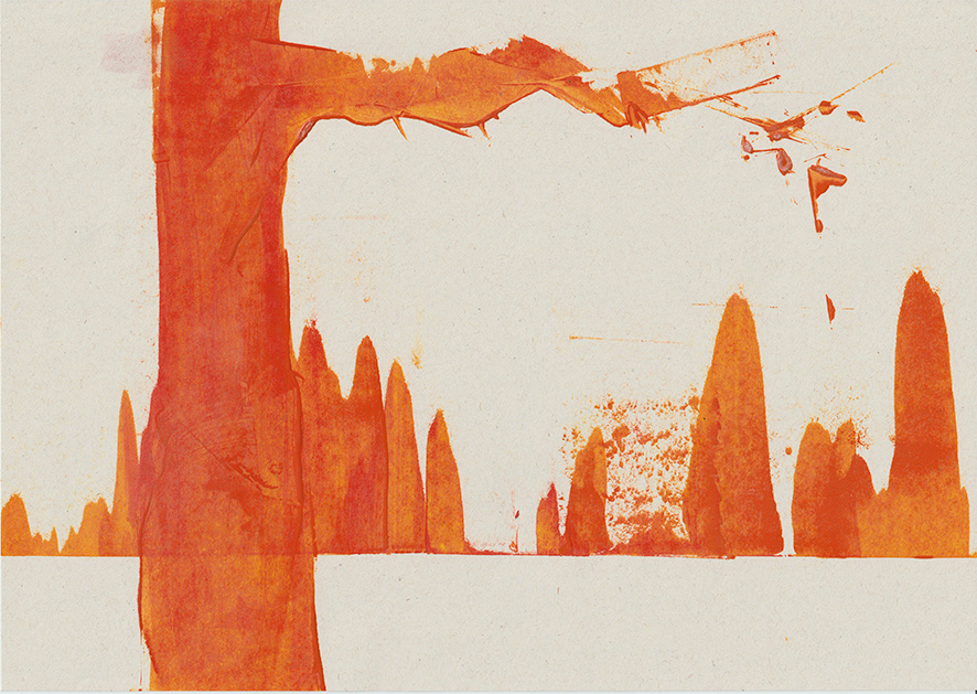 Forest park // 2021, monotype
